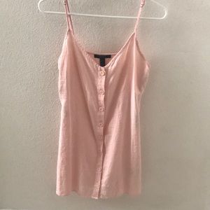 Forever 21 Pink Button Down Dress